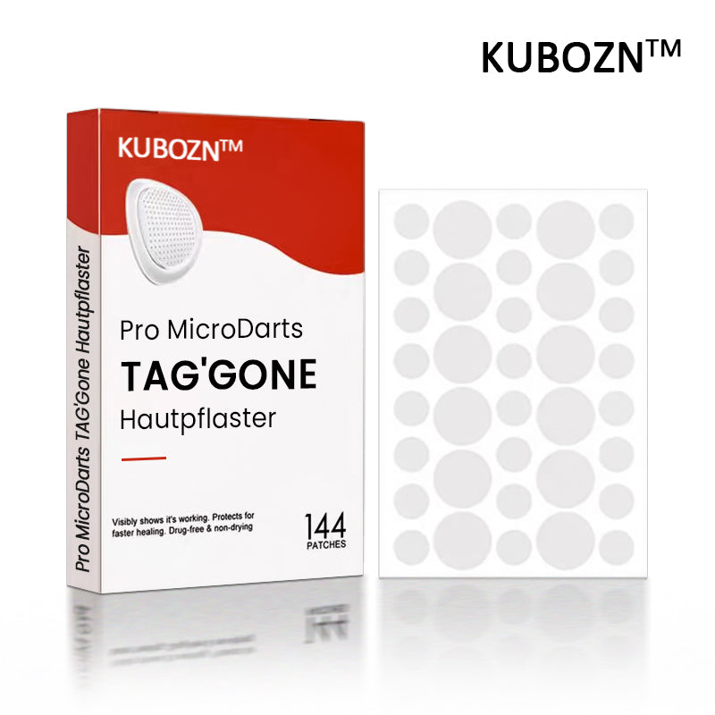 KUBOZN™ Pro MicroDarts TAG'Gone Hautpflaster zur Skin-Tag-Entfernung